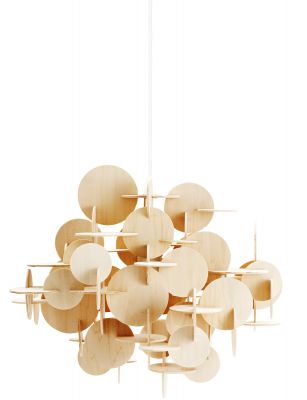Bau Lamp Nature Pendant light Normann Copenhagen Large